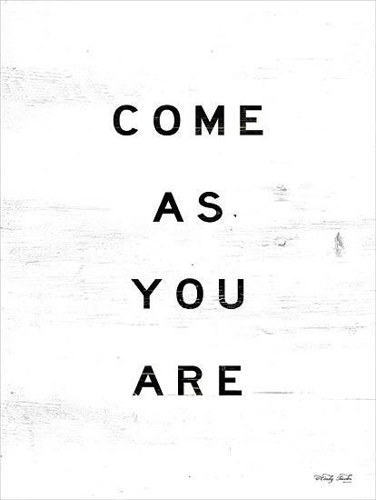 Cindy Jacobs CIN1735 - CIN1735 - Come As You Are - 12x16 Black & White, Signs, Come As You Are, Typography from Penny Lane
