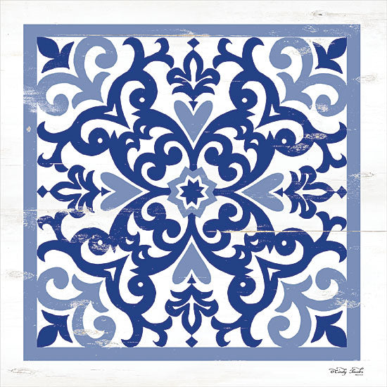 Cindy Jacobs CIN1876 - CIN1876 - Blue Tile VI - 12x12 Patterns, Blue Tile from Penny Lane