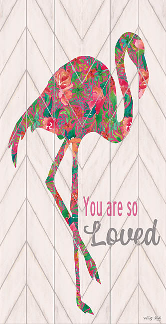 Cindy Jacobs CIN968 - You are So Loved Flamingo - Love, Flamingo, Wood Inlay, Floral, Tropical from Penny Lane Publishing