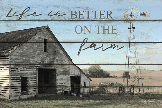 Cindy Jacobs CIN979 - Life is Better on the Farm - Windmill, Barn, Farm, Wood Planks from Penny Lane Publishing