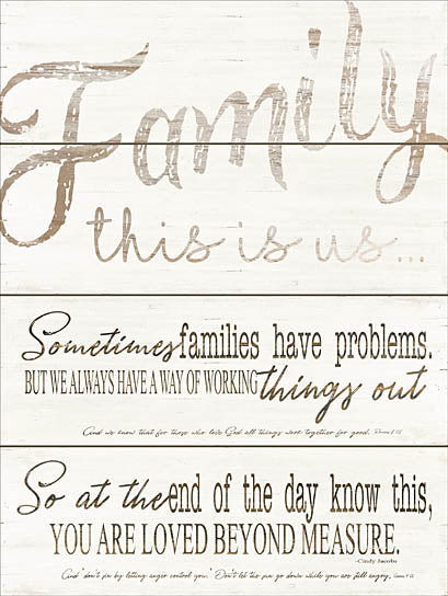 Cindy Jacobs CIN992 - Family - This is Us - Family, This is Us, Wood Planks, Neutral from Penny Lane Publishing