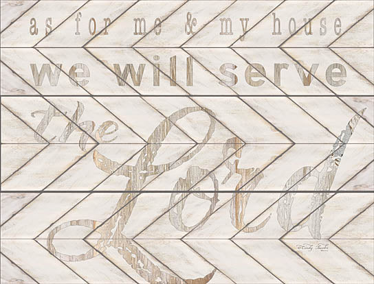 Cindy Jacobs CIN995 - We Will Serve the Lord - Serve the Lord, Wood Inlay, Signs from Penny Lane Publishing