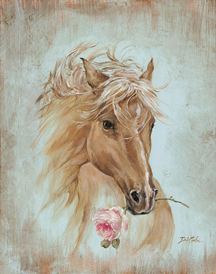Debi Coules DC102 - Run for the Rose Horse, Pink Flowers, Roses from Penny Lane
