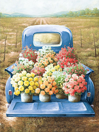 Dee Dee DD1650 - DD1650 - Flowers for Sale - 12x16 Truck, Flowers, Potted Flowers, Shabby Chic from Penny Lane