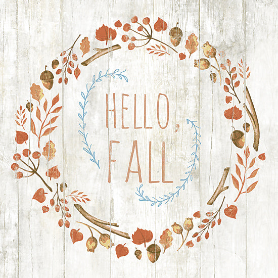 Dogwood DOG127 - Hello Fall - Hello, Autumn, Wreath, Acorns, Leaves from Penny Lane Publishing