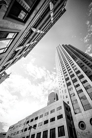 Donnie Quillen DQ147 - DQ147 - Built from the Ground Up I - 12x18 Black & White, Photography, Downtown, Buildings from Penny Lane
