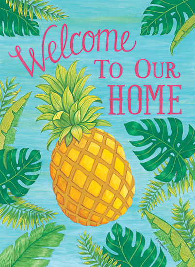 Deb Strain DS1683 - Tropical Leaves & Pineapple Pineapple, Welcome to Our Home, Palm Leaves from Penny Lane