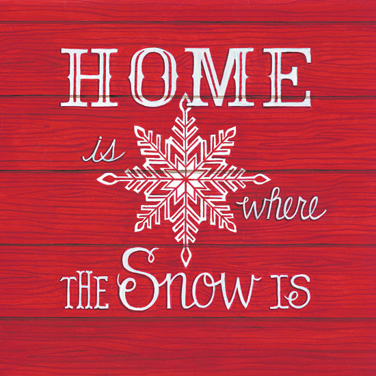 Deb Strain DS1692 - Home is Where the Snow Is Home is Where the Snow Is, Wood Pallet, Snowflakes from Penny Lane