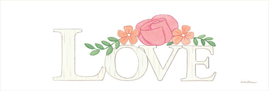 Deb Strain DS1841 - DS1841 - Love -   18x6 Love, Signs, Floral from Penny Lane