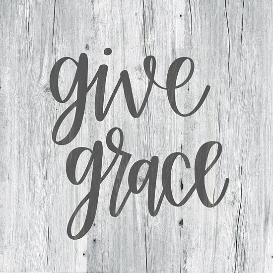 Imperfect Dust DUST115 - Give Grace Give Grace, Kitchen, Prayer, Wood, Calligraphy from Penny Lane