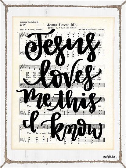 Imperfect Dust DUST132 - Jesus Loves Me Jesus Loves Me, Song, Music, Calligraphy from Penny Lane