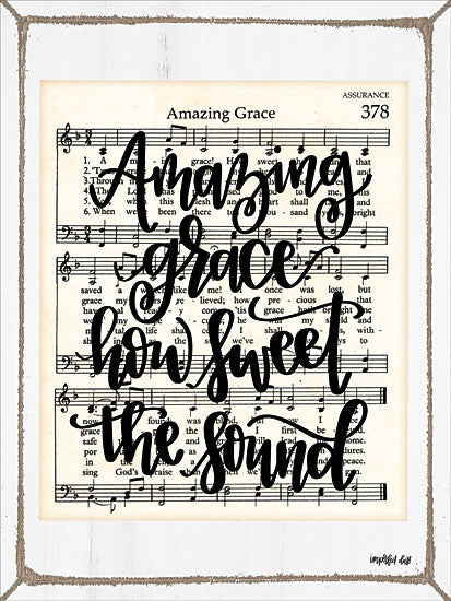 Imperfect Dust DUST148 - Amazing Grace Amazing Grace, Song, Music, Calligraphy from Penny Lane