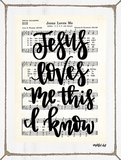 Imperfect Dust DUST150 - Jesus Loves Me Jesus Loves Me, Sheet Music, Song, Music, Hymn from Penny Lane