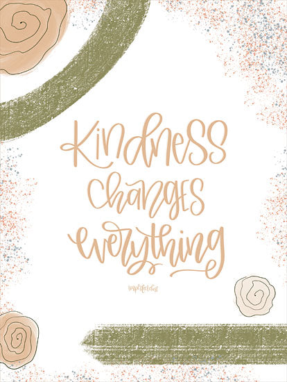 Imperfect Dust DUST429 - DUST429 - Kindness Changes Everything - 12x16 Calligraphy, Motivational, Kindness, Patterns from Penny Lane