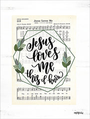 DUST443 - Jesus Loves Me - 12x16