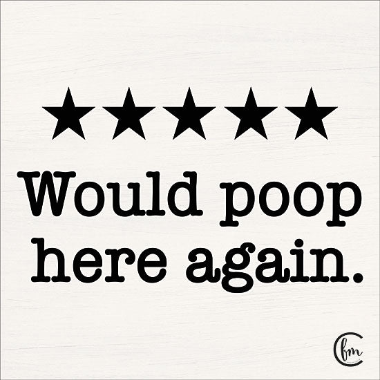 Fearfully Made Creations FMC155 - Bathroom Review - 12x12 Bathroom Humor, Humorous, Signs from Penny Lane