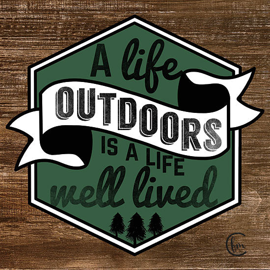 Fearfully Made Creations FMC174 - FMC174 - Outdoor Life - 12x12 Life Outdoors, Banner, Signs, Lodge, Camping from Penny Lane