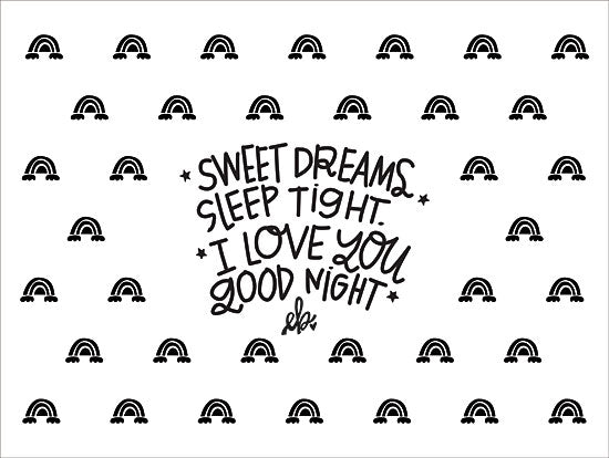 Erin Barrett FTL110 - Sweet Dreams - 16x12 Sweet Dreams, Rainbows, Black & White, Babies from Penny Lane