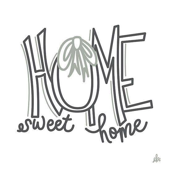 Erin Barrett FTL214 - FTL214 - Home Sweet Home    - 12x12 Home Sweet Home, Signs, Calligraphy, Wreath from Penny Lane