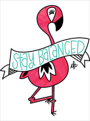 FTL259 - Flamingo Stay Balanced - 12x16