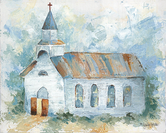 Jennifer Holden HOLD101 - HOLD101 - Near the Cross - 16x12 Church, Abstract, Country, Nostalgia, Religious from Penny Lane