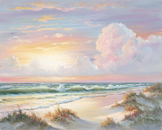 Georgia Janisse JAN240 - Golden Sunset on Crystal Cove - Coast, Shore, Coastline, Sand, Beach, Clouds from Penny Lane Publishing