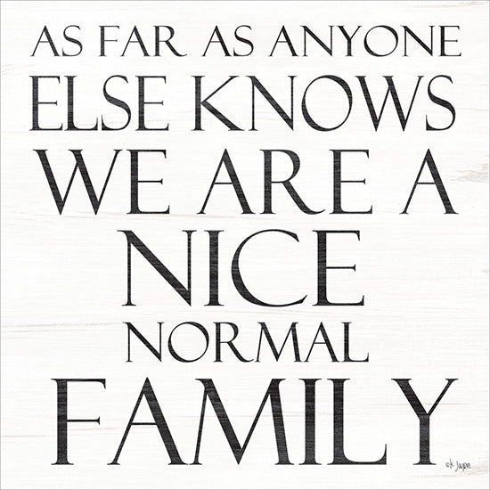 Jaxn Blvd. JAXN215 - Nice Normal Family Family, Normal, Humorous, Signs from Penny Lane