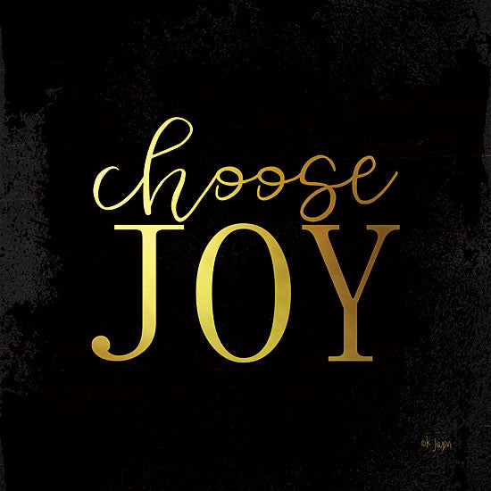 Jaxn Blvd. JAXN241 - Choose Joy Choose Joy, Holidays, Black and Gold, Christmas from Penny Lane