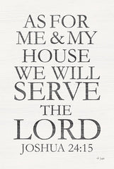 JAXN264 - We Will Serve the Lord - 12x18