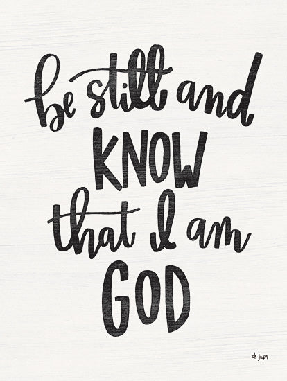 Jaxn Blvd. JAXN265 - JAXN265 - Be Still and Know - 12x16 Be Still and Know, God, Religious, Calligraphy, Signs from Penny Lane