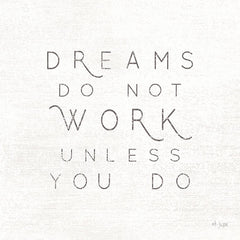 JAXN321 - Dreams Do Not Work Unless…  - 12x12