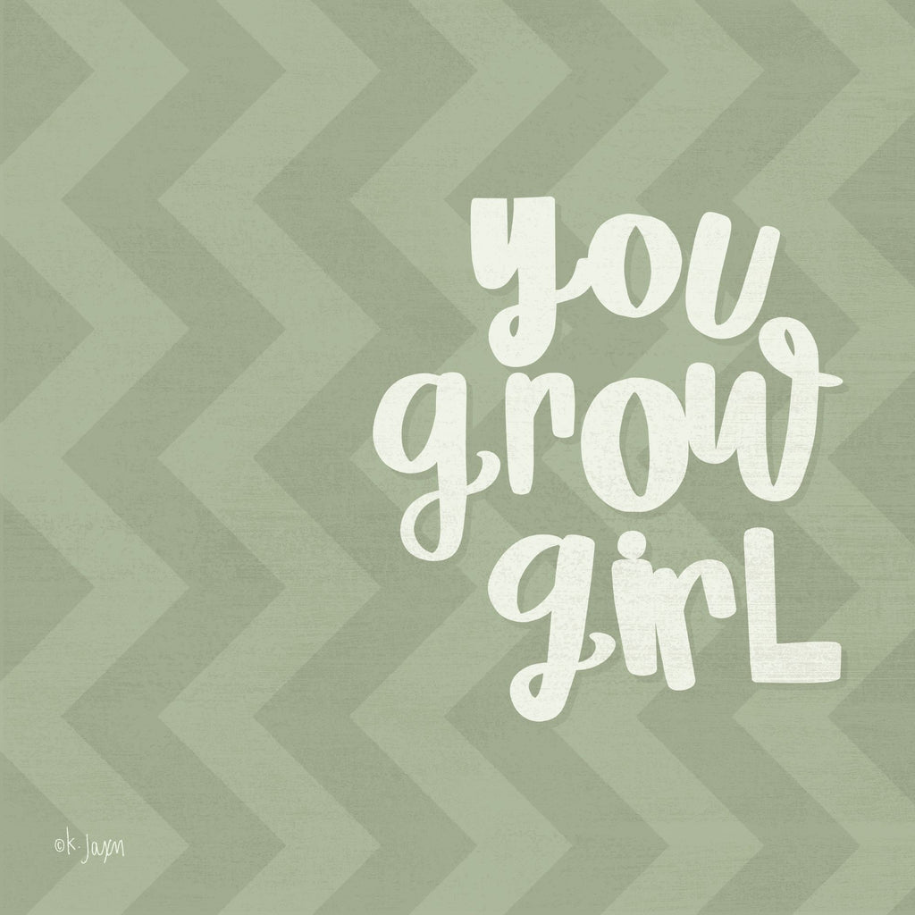Jaxn Blvd. JAXN403 - JAXN403 - You Grow Girl - 12x12 You Grow Girl, Flowers, Plants, Humorous from Penny Lane