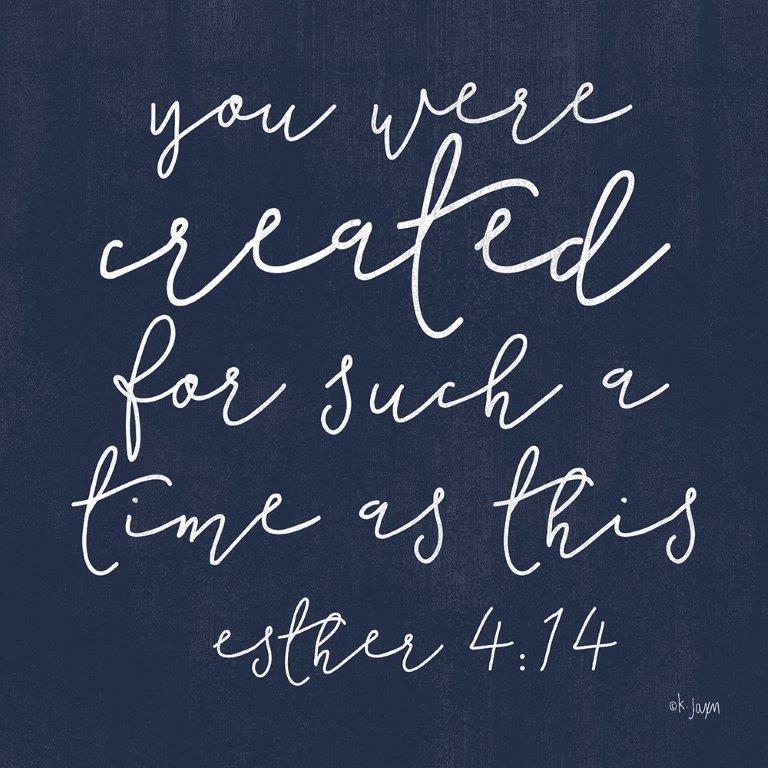 Jaxn Blvd. JAXN424 - JAXN424 - You Were Created - 12x12 You Were Created, Bible Verse, Esther, Religious from Penny Lane