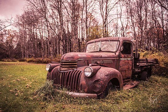 Justin Spivey JDS205 - Silently Resting - Truck, Rusty, Antiques, Field from Penny Lane Publishing