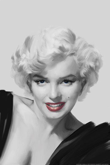 JG Studios JGS106 - JGS106 - The Look Red Lips I - 12x18 Marilyn Monroe, Famous Icon, Icon, Pinup Girl, Nostalgia, Photography from Penny Lane
