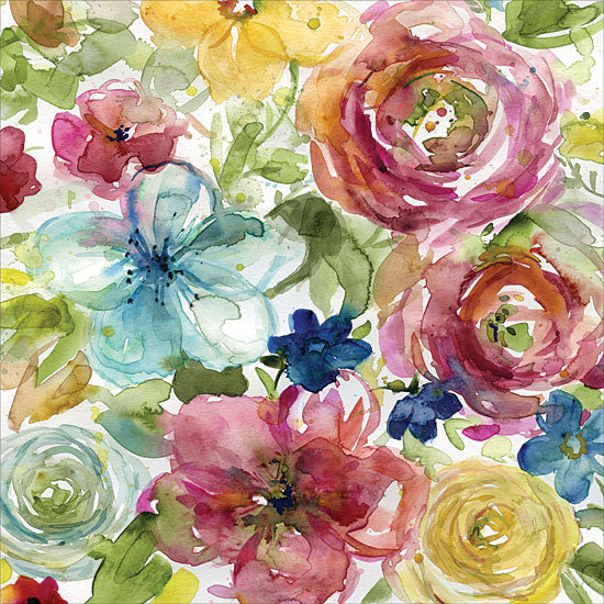 JG Studios JGS109 - JGS109 - Assorted Bouquet - 12x12 Abstract, Flowers, Bouquet, Blossoms, Blooms from Penny Lane