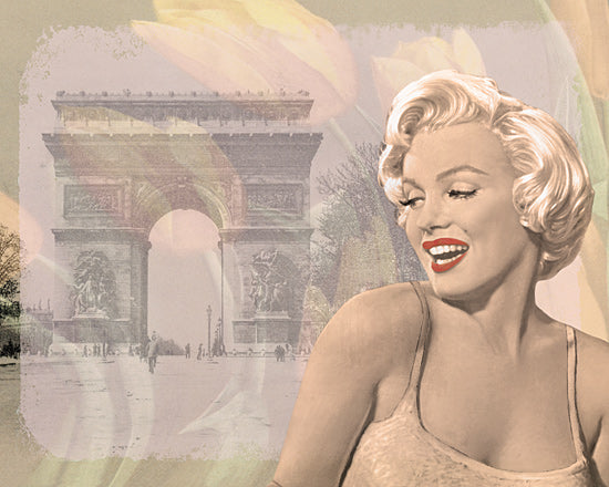JG Studios JGS164 - JGS164 - Marilyn Triomphe II - 16x12 Marilyn Monroe, 1950s, Nostalgia, Figurative, Icon, French from Penny Lane