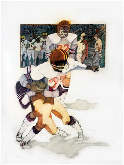 JG Studios JGS209 - JGS209 - Tackle    - 12x16 Football, Abstract, Sports from Penny Lane