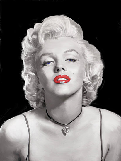 JG Studios JGS253 - JGS253 - The Look of Love Blue Eyes - 12x16 Marilyn Monroe, Iconic, Black & White, Nostalgia, Pinup Girl from Penny Lane