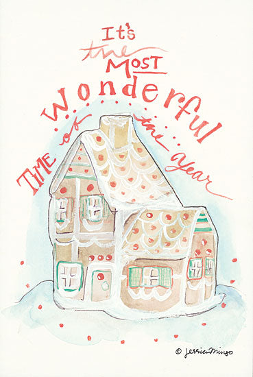 Jessica Mingo JM128 - It's the Most Wonderful Time of the Year It's the Most Wonderful Time, Gingerbread House from Penny Lane