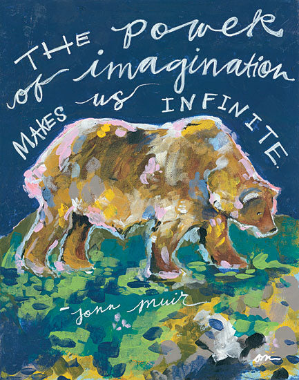 Jessica Mingo JM145 - Power of Imagination Bear, Abstract, Imagination, Wildlife from Penny Lane