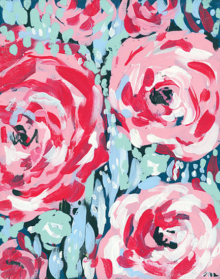Jessica Mingo JM185 - Rose - 12x16 Abstract, Roses, Triptych from Penny Lane
