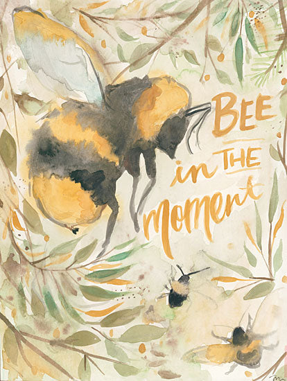 Jessica Mingo JM206 - Bee in the Moment - 12x16 Bee in the Moment, Bees, Bee, Bumble Bee from Penny Lane