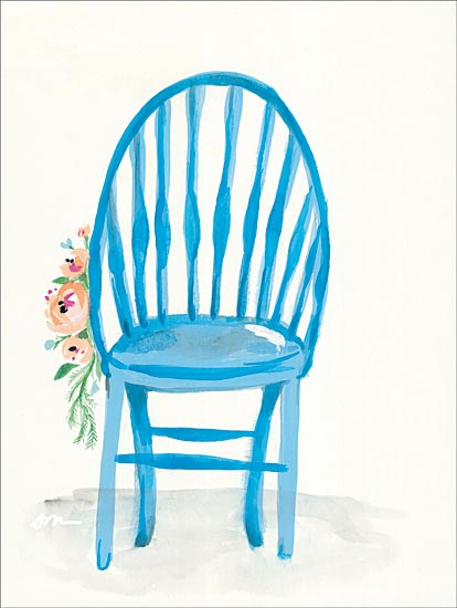 Jessica Mingo JM234 - JM234 - Floral Chair II - 12x16 Chair, Flowers from Penny Lane