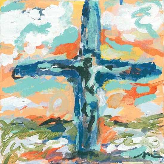 Jessica Mingo JM237 - JM237 - Resurrection - 12x12 Abstract, Jesus Christ, Cross, Religious from Penny Lane