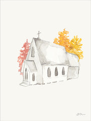 JM281 - Autumn Church - 12x16