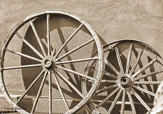 Kari Brooks KARI123 - KARI123 - Like a Wagon Wheel - 18x12 Wagon Wheel, Photography, Western from Penny Lane