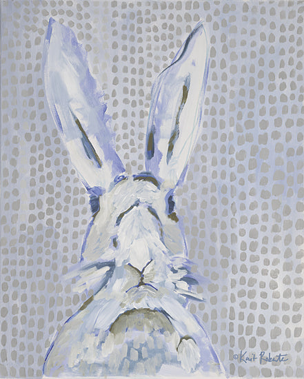 Kait Roberts KR127 - Rhett the Rabbit - Rabbit, Bunny, Gray, Abstract from Penny Lane Publishing