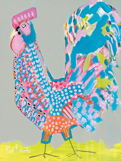 Kait Roberts KR129 - Ralph the Rooster - Rooster, Patchwork, Modern, Colorful, Abstract from Penny Lane Publishing