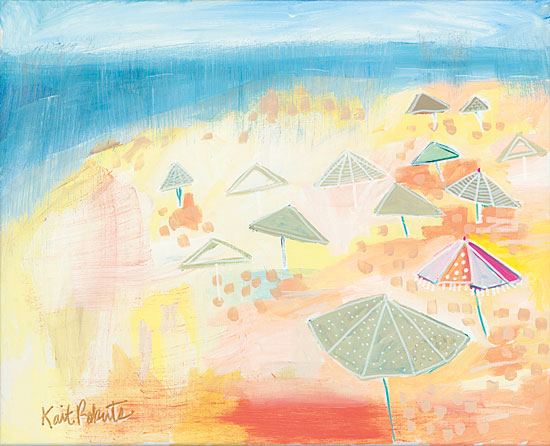 Kait Roberts KR188 - Summer Shade Beach, Umbrellas, Sand, Coast, Beach Towels, Ocean from Penny Lane